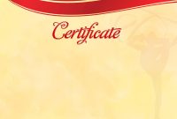 The Certificate Template «Rhythmic Gymnastics» – Dimaker – Templates for Gymnastics Certificate Template