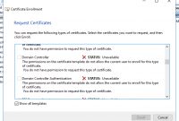 Unable To Request New Certificate From Nps Server pertaining to Domain Controller Certificate Template