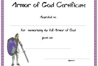 Www.certificatetemplate-Armor Of God Certificate For Your Kids for Vbs Certificate Template