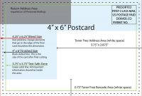 14 Free 4X6 Postcard Template Free Formating With 4X6 within Us Postcard Template
