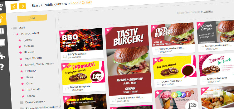 15 Free New Templates For Your Digital Menu Board regarding Digital Menu Templates Free