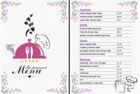 21+ Free Restaurant Menu Templates – Word Excel Formats with regard to Free Restaurant Menu Templates For Microsoft Word