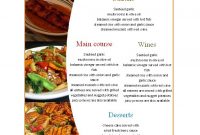 31 Free Restaurant Menu Templates & Designs – Free Template intended for Menu Templates For Publisher