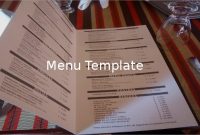 47+ Menu Templates – Free Excel, Pdf, Word, Psd | Free intended for To Go Menu Template