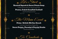 8+ Best New Year Menu Templates To Try This Season throughout New Years Eve Menu Template