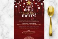 Christmas Menu Template Background Printable Card Day Eve intended for Christmas Day Menu Template