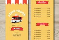 Download Food Truck Menu Template For Free | Food Truck Menu in Food Truck Menu Template