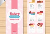 √ 25 Free Bakery Menu Template In 2020 | Bakery Menu, Cute regarding Free Bakery Menu Templates Download