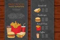 Fast Food Menu Design Template Fast Food Vector: Royalty with regard to Fast Food Menu Design Templates