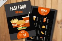 Fast Food Menu Template | Free Vector pertaining to Fast Food Menu Design Templates