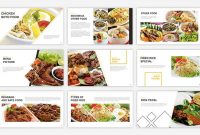 Food Presentation Powerpoint Template #67553 | Кейтеринг with Powerpoint Restaurant Menu Template