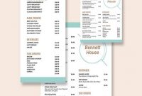 Free 23+ Menu Templates In Ai | Psd | Google Docs | Apple with regard to Menu Template For Pages