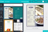 Free And Modern Restaurant Menu Design Templates within Free Website Menu Design Templates