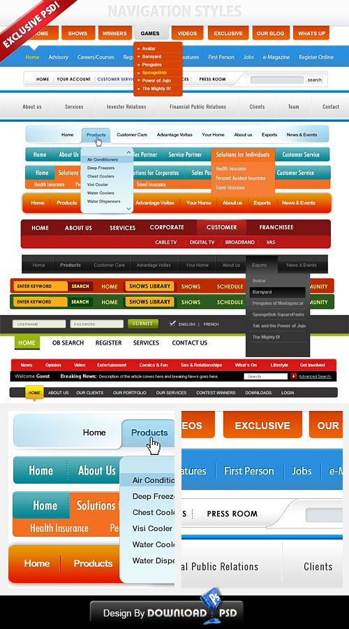 Free Custom Navigation Menu~Amandhingra On Deviantart inside Free Website Menu Design Templates
