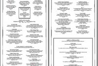 Free Menu Templates | Free Menu Templates, Free Printable inside Blank Restaurant Menu Template