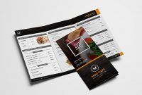 Free Menu Templates Pack Vol Psd Ai For Photoshop within Takeaway Menu Template Free