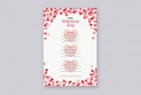Free Valentine's Day Templates To Download – Print with regard to Free Valentine Menu Templates