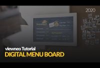 How To Make A Digital Menu Board With Free Templates intended for Digital Menu Templates Free