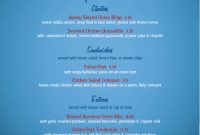 July 4Th Celebration Specials Menu | Design Templates throughout 4Th Of July Menu Template