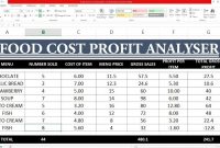 Menu Recipe Cost Spreadsheet Ate Maxresdefault How To Make for Restaurant Menu Costing Template