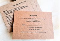 Menu Rsvp Cards With Menu Choice, Menu Reply Cards, Menu throughout Wedding Rsvp Menu Choice Template