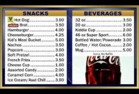 Notre Dame Concession Stand Menu Board Example – Youtube throughout Concession Stand Menu Template