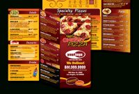 Pizza To Go Menus – Design And Print Templates pertaining to To Go Menu Template