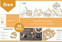Restaurant Food Recipes Powerpoint Templates For Free regarding Restaurant Menu Powerpoint Template