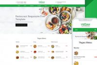 Vegan Beautiful Restaurant Website Design Psd Free – Ease pertaining to Free Website Menu Design Templates