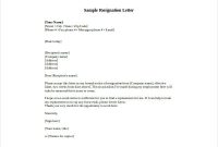 12+ Standard Resignation Letter Examples – Pdf, Word | Examples in Standard Resignation Letter Template