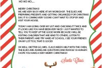 15 Free Printable Letters From Santa Templates (With Images inside Free Letters From Santa Template