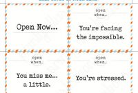 17 Cute Printable Open When Letters | Kittybabylove with Open When Letters Template