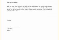 23+ Simple Cover Letter Template | Job Cover Letter, Short with Template For Resignation Letter Singapore