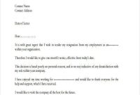 31+ Resignation Letter Templates In Pdf | Free & Premium with Resignation Letter Template Pdf