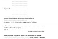 35+ Free Iou (I Owe You) & Debt Acknowledgment Forms (Word, Pdf) with regard to Iou Letter Template