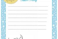 37 Tooth Fairy Certificates & Letter Templates – Printable inside Tooth Fairy Letter Template