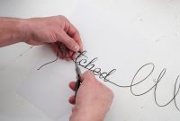 39 Wire Letters With Diy Instructions | Guide Patterns within Wire Hanger Letter Template