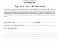 4 Eagle Scout Recommendation Letter Samples – Writing with Eagle Scout Recommendation Letter Template