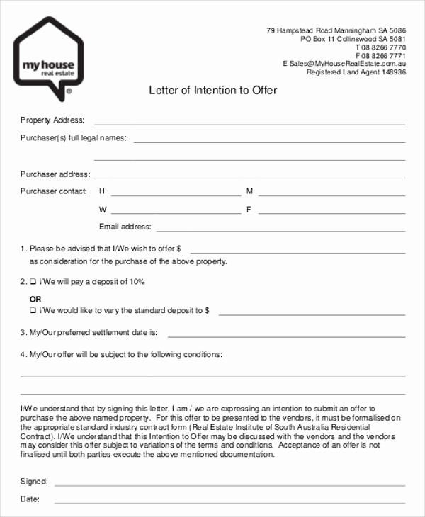 40 Real Estate Offer Letter (With Images) | Business Letter pertaining to House Offer Letter Template