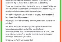 Asking For Donations: The Nonprofit's Guide [Free Templates with regard to Political Fundraising Letter Template