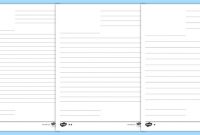 Blank Letter Template With Lines (Teacher Made) for Pen Pal Letter Template
