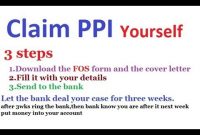 Claim Back Ppi Yourself Letter Template – Rendomi with Ppi Claim Form Template Letter