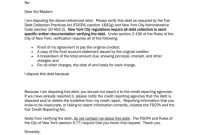 Debt Collection Letter Samples & Examples (Writing Tips) inside Dispute Letter To Creditor Template