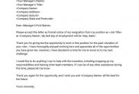 Download: Seek's Free Standard Resignation Letter Template intended for Draft Letter Of Resignation Template