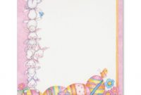 Easter Bunnies Letter Paper | Idea Art (Com Imagens) | Fundo throughout Letter To Easter Bunny Template
