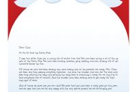 Easy Free Letters From Santa Claus To Children regarding Free Printable Letter From Santa Template