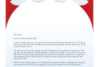 Easy Free Letters From Santa | Customize Your Text And for Letter From Santa Claus Template