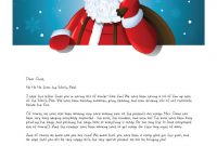 Easy Free Letters From Santa | Customize Your Text And inside Letter From Santa Claus Template