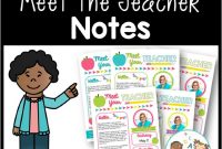 Editable Meet The Teacher Letter – Pre-K Pages for Meet The Teacher Letter Template