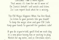 Elf On A Shelf Welcome Letter Printable | Elf On Shelf pertaining to Elf On The Shelf Letter From Santa Template